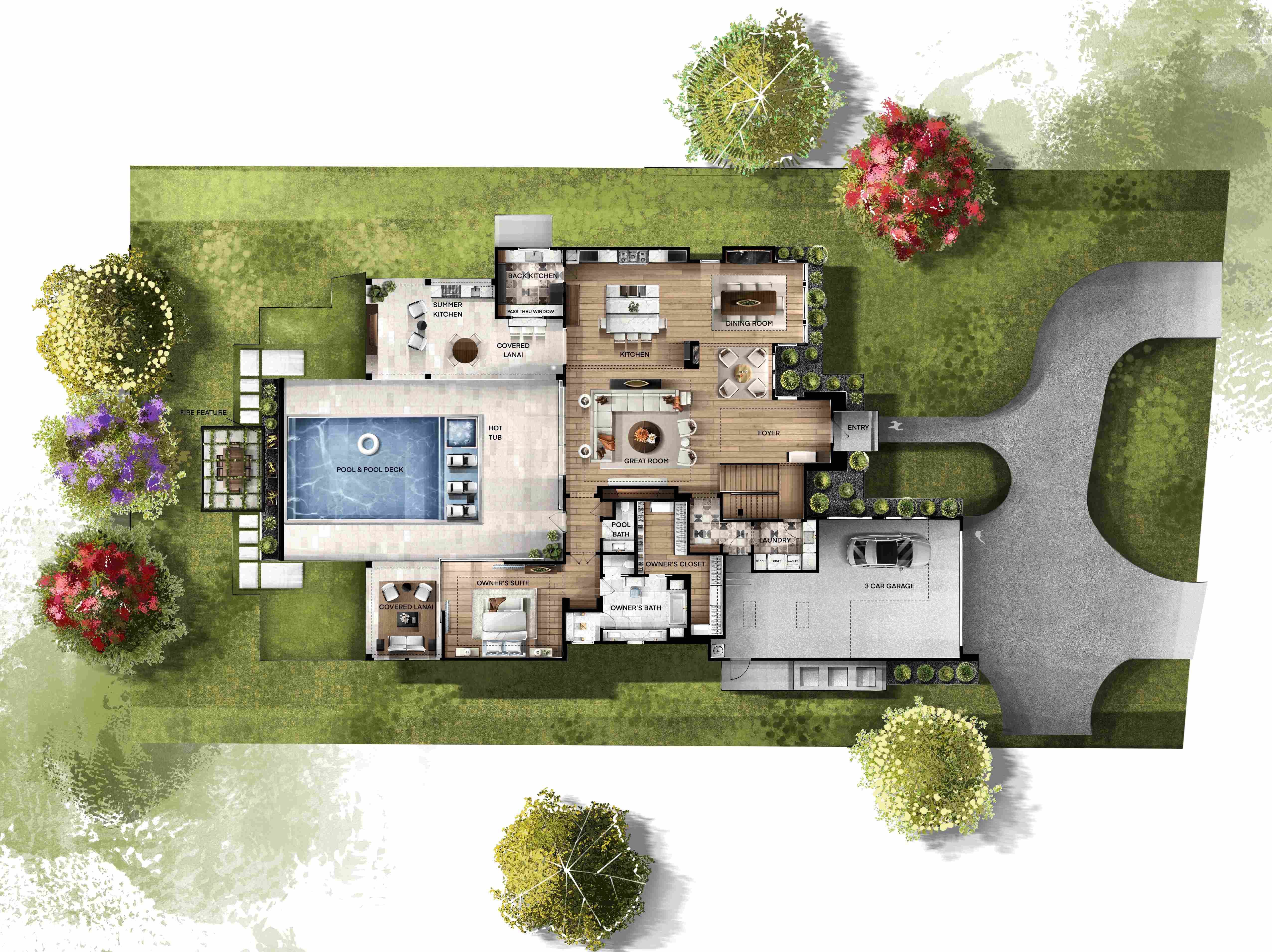 N New Braunfels Lansacape Floorplan