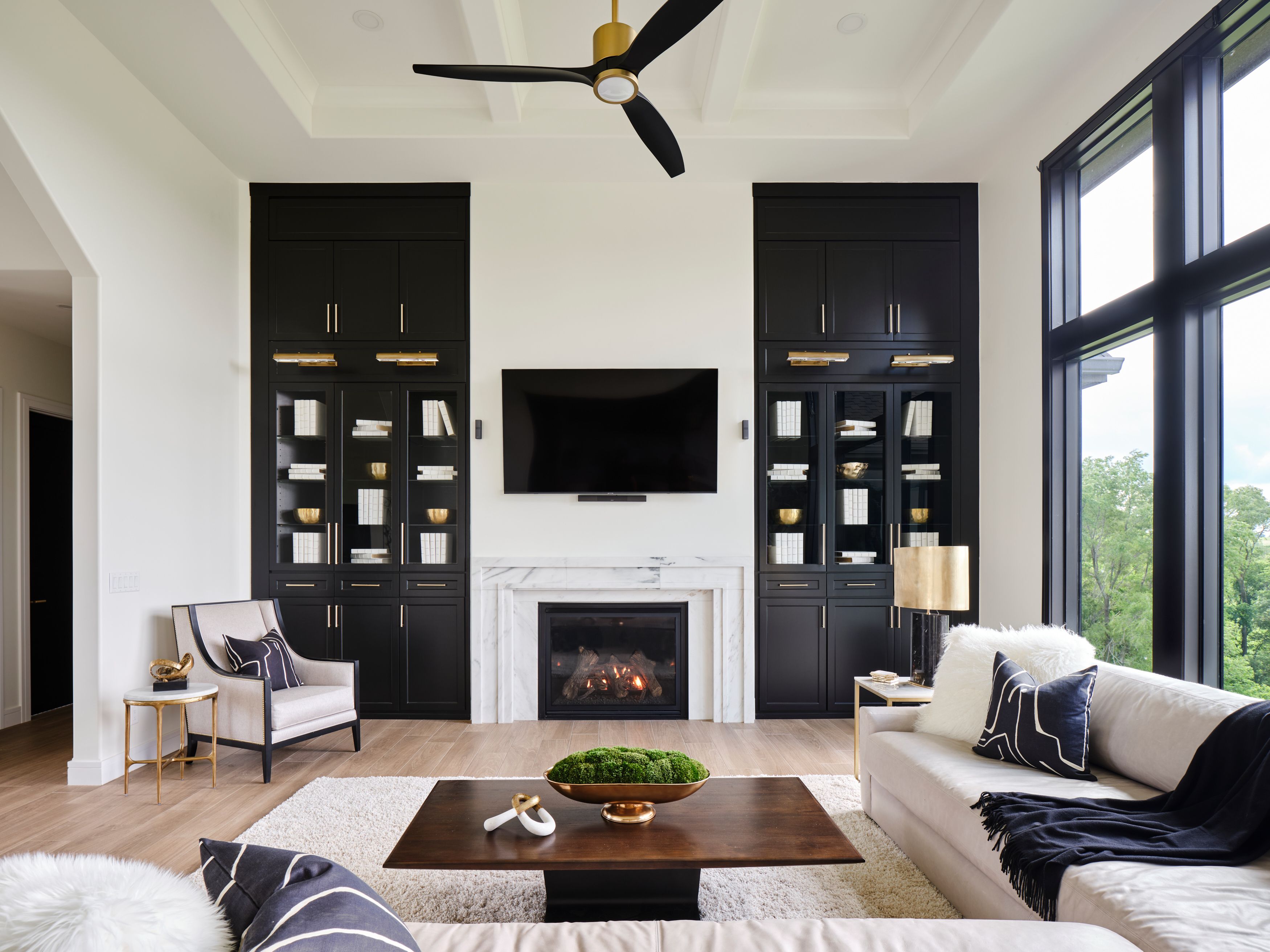 Omaha Residence Project Living Room Close Up