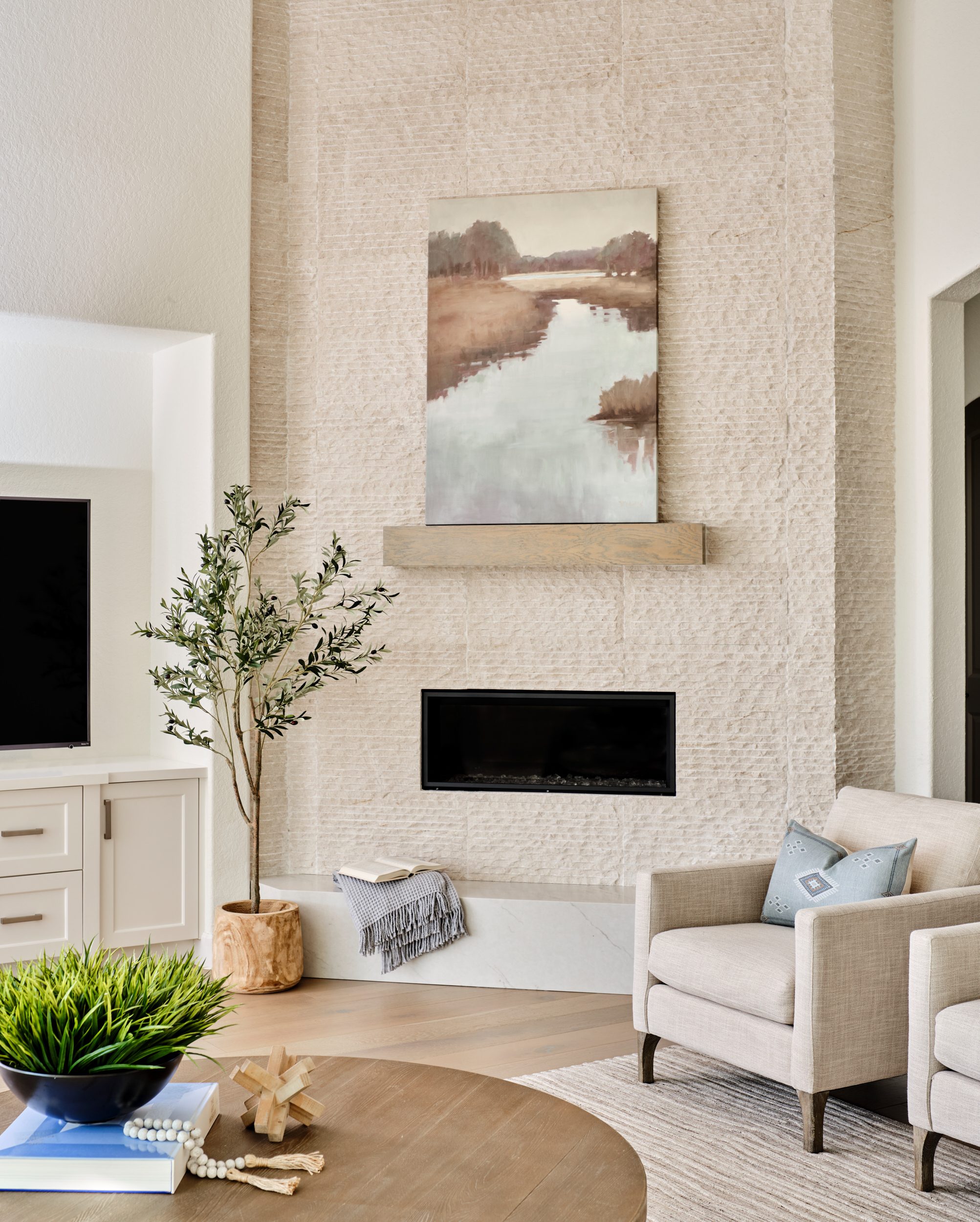 fireplace living room