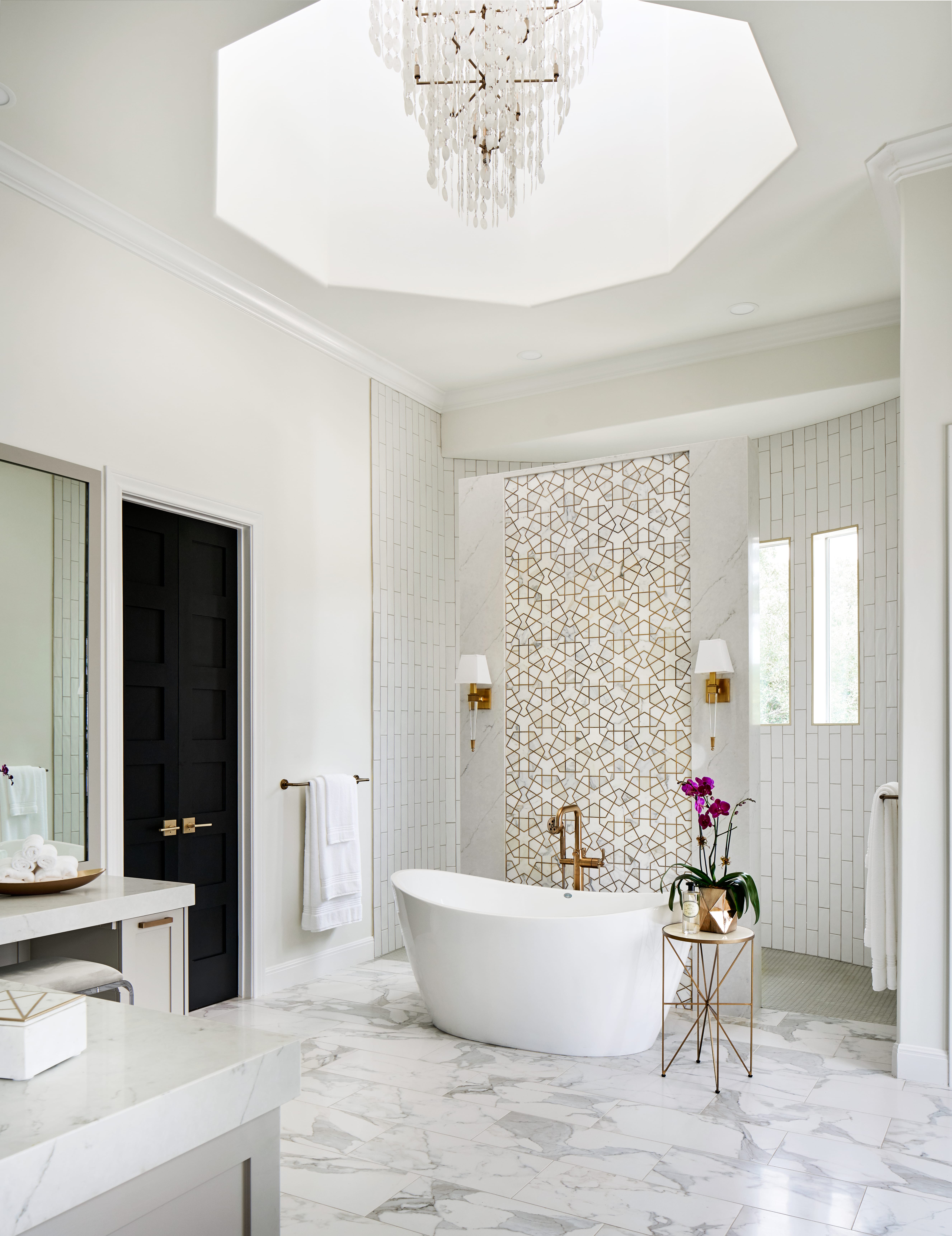 BLuxury Primary Bath Freestanding Tub Haven Design and Construction Interior Designer San Antonio Builder min