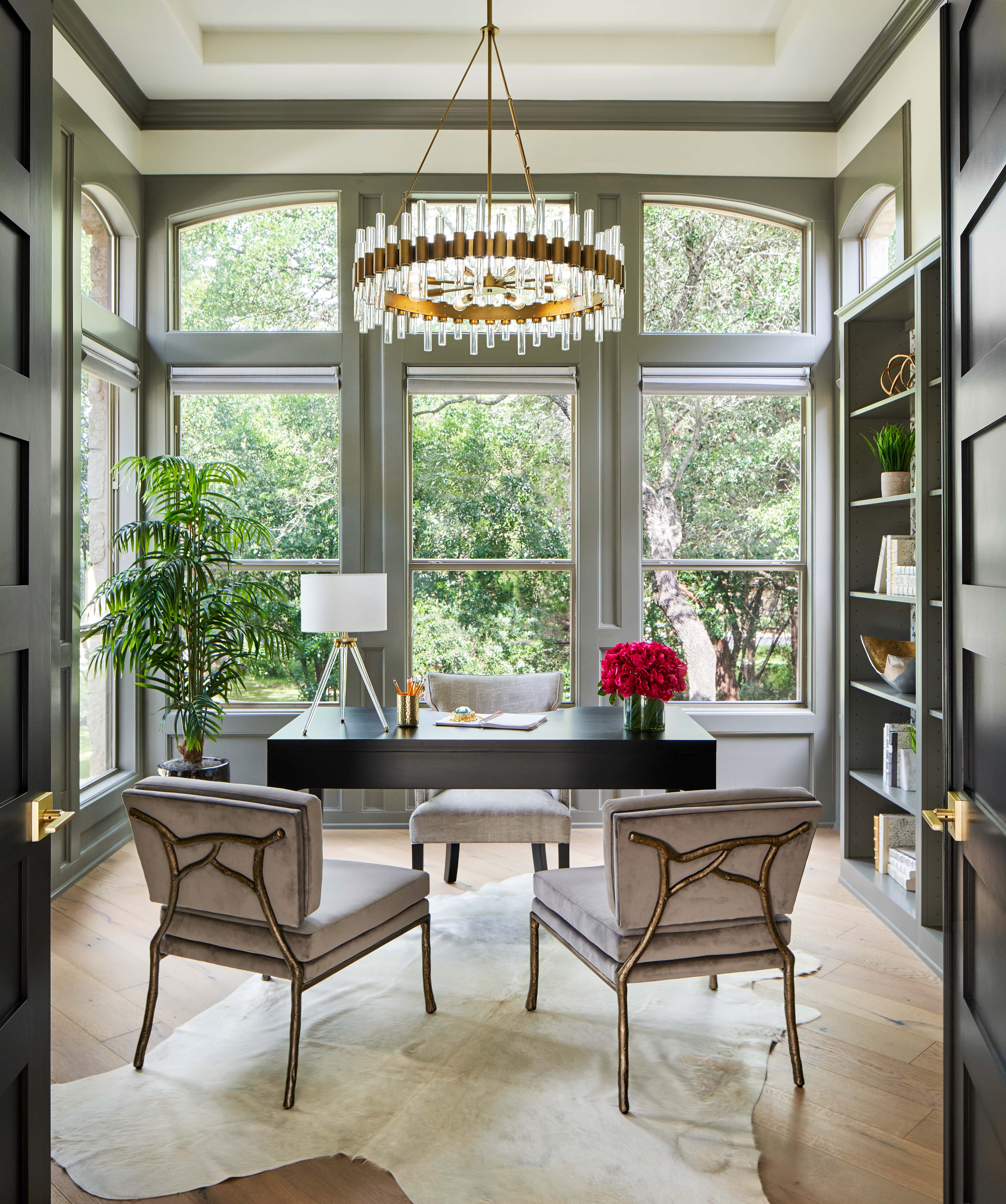 IStudy Home Office San Antonio Custom Homebuilder Interior Designer Luxury Home Office min